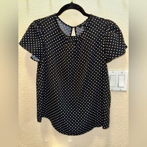 Forever 21 Black and White Boxy Blouse